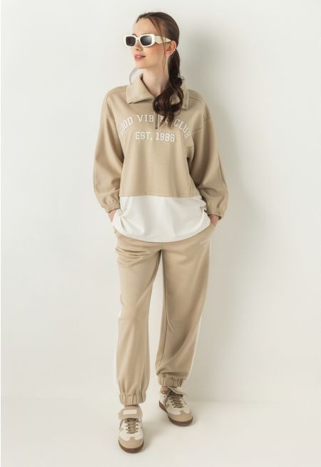 Gathered Hems Sweatpants