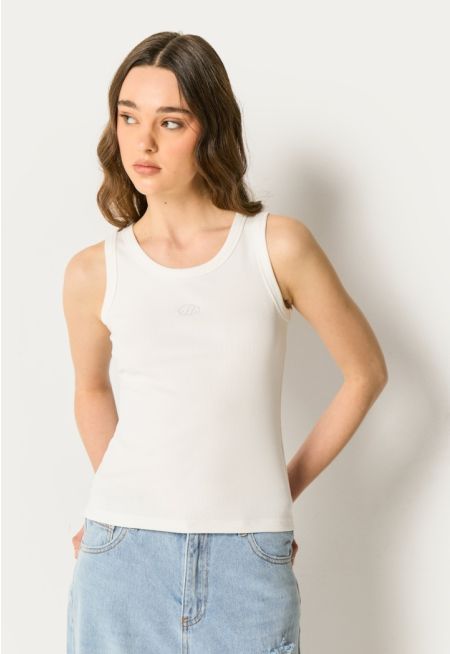 Knitted Ribbed Basic Top