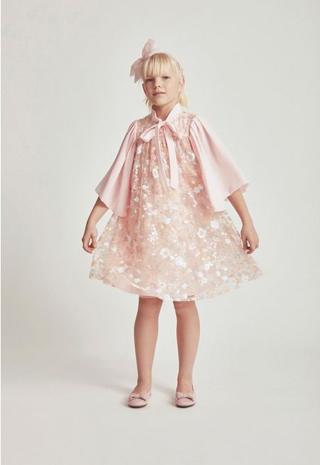 Sequin Embellished Mesh Dress
