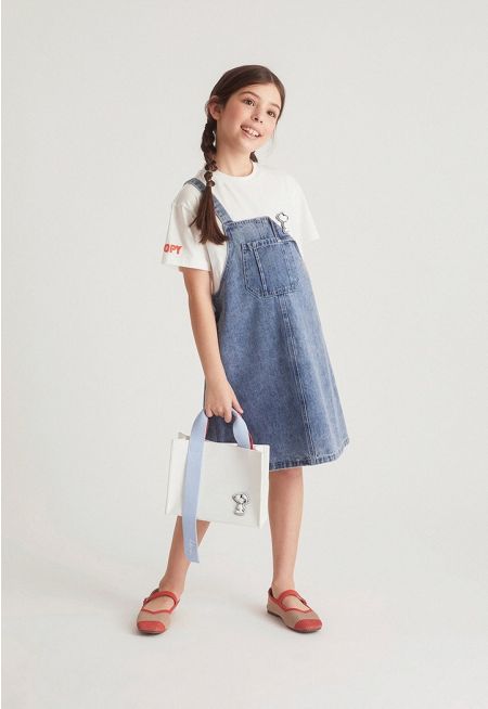 Snoopy Denim T-Shirt Dress