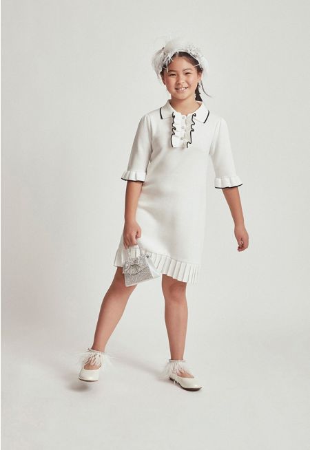 Knitted Contrast Dress