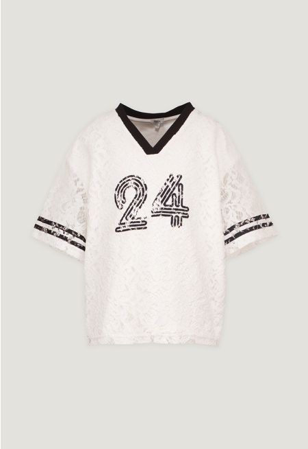 Lace Printed T-Shirt