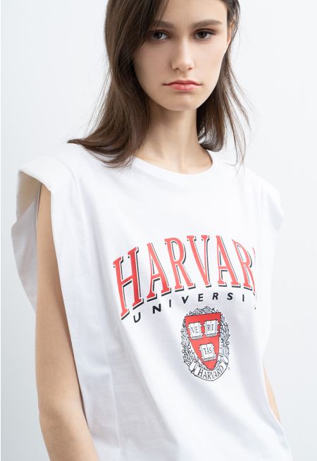 Harvard Printed T-Shirt -Sale
