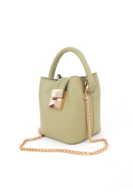 Solid Mini Bucket Bag