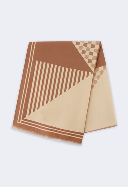 Multi Pattern Pashmina Scarf