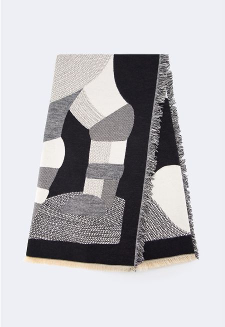 Horse Print Pashmina Scarf