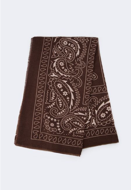 Paisley Pattern Scarf 