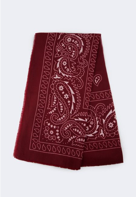 Paisley Pattern Scarf 