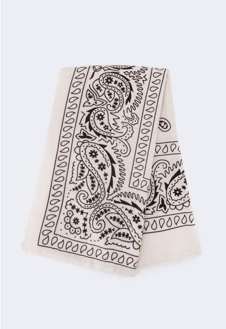 Paisley Pattern Scarf 