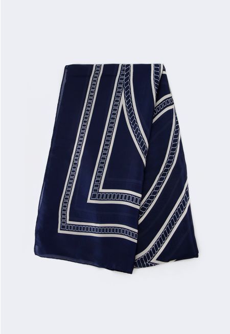 Iconic Contrast Scarf