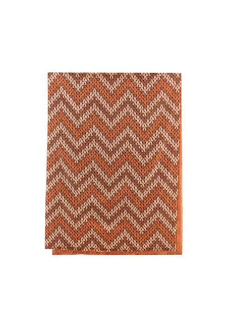 Abstract Chevron Print Scarf