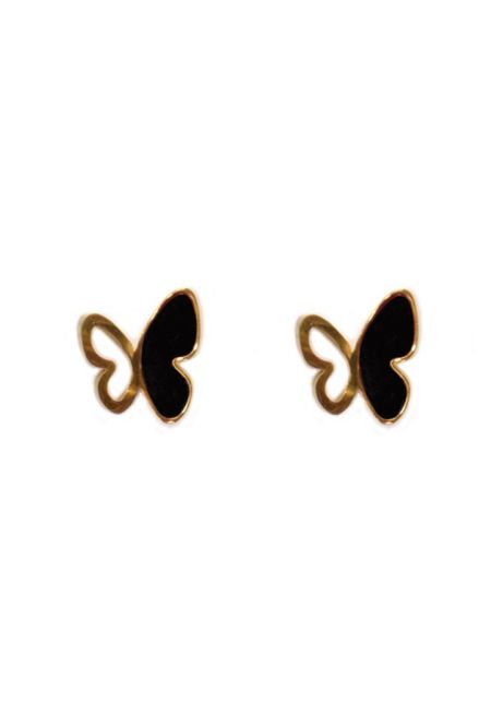 Two-Toned Cut Out Butterfly Earrings