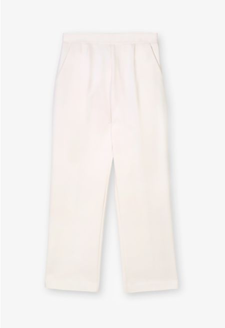 Wide Leg high Waist Trouser