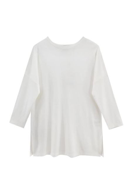 Solid Basic Knitted T-Shirt