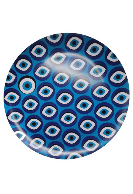 Round Laminated Tray Zarqa 49cm