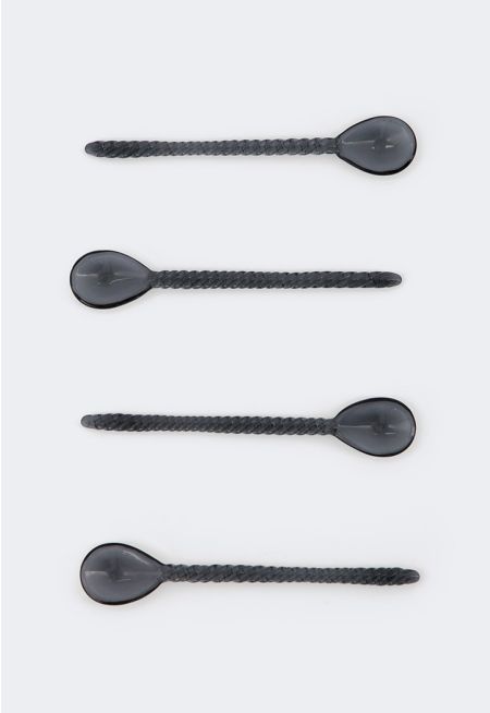 Glass Spoon Set Of 4