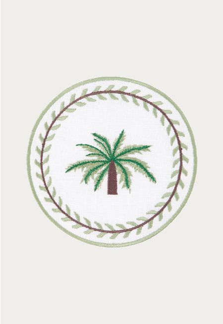 Banana Palm Coaster Set Of 6