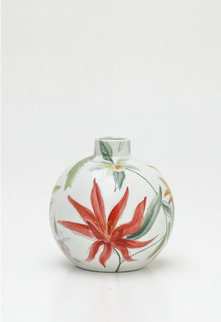 Hand-Painted Porcelain Vase