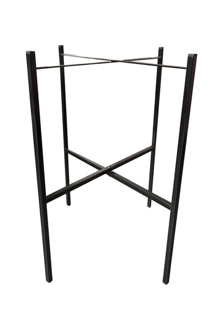 Foldable Stand Black 64x53 cm