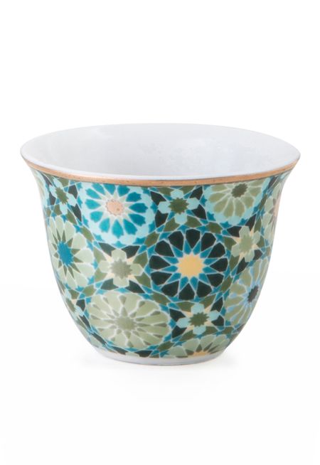 6 Coffee Cups Porcelain Andalusia 60 ml
