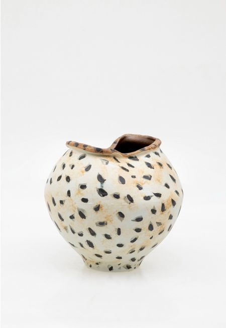 Hand-Painted Porcelain Vase