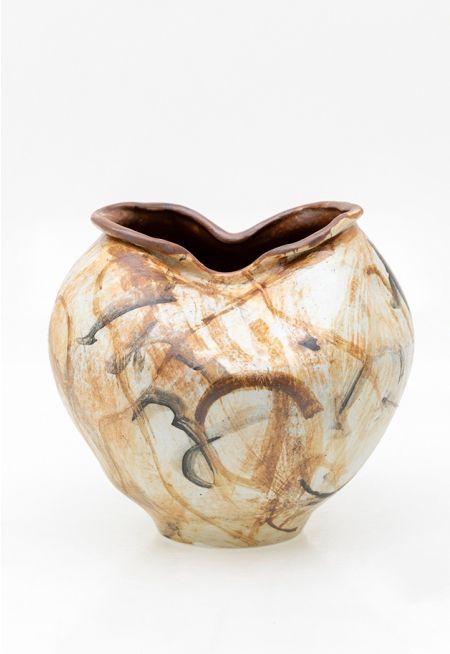 Hand-Painted Porcelain Vase