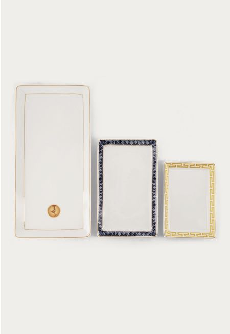 Rectangular Tray Set Of 3 Pcs