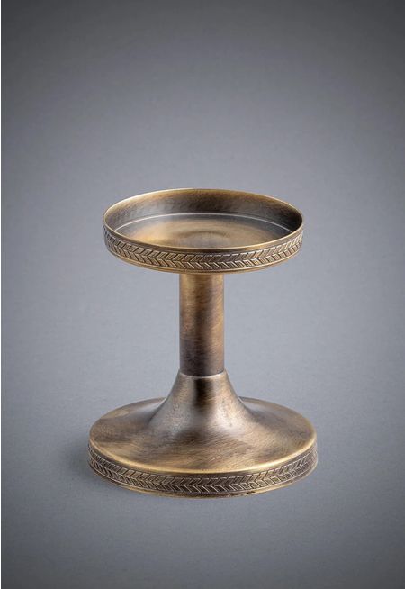 Small Candle Holder Bronze