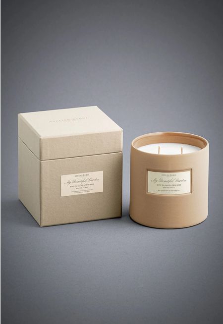 Atelier Rebul White Tea Leaves & Fresh Roses Candle 650 Gr