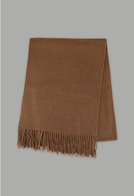 Tussle Hems Winter Shawl