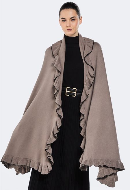 Plain Ribbed Cape
