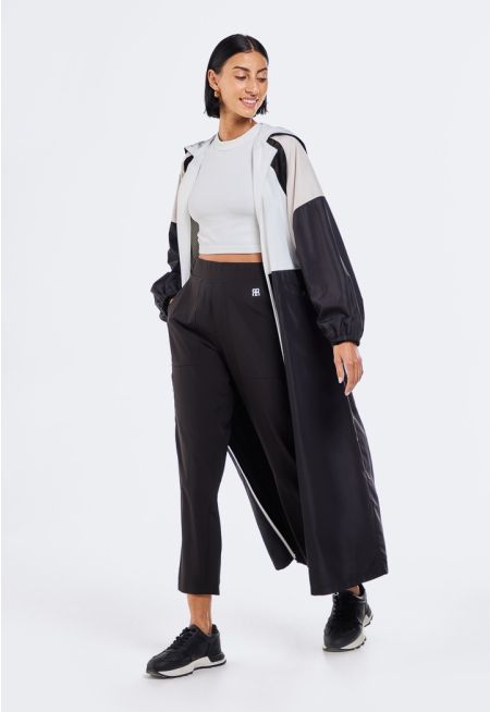 Full Zip Long Trench Coat
