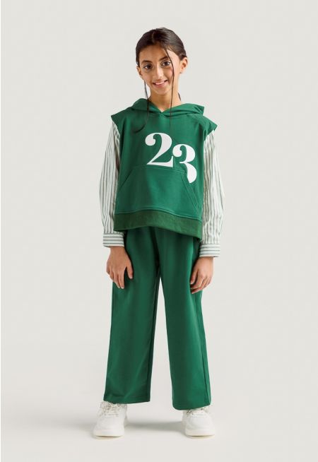 Saudi National Day Hoodie and Pants Set (2PCS)