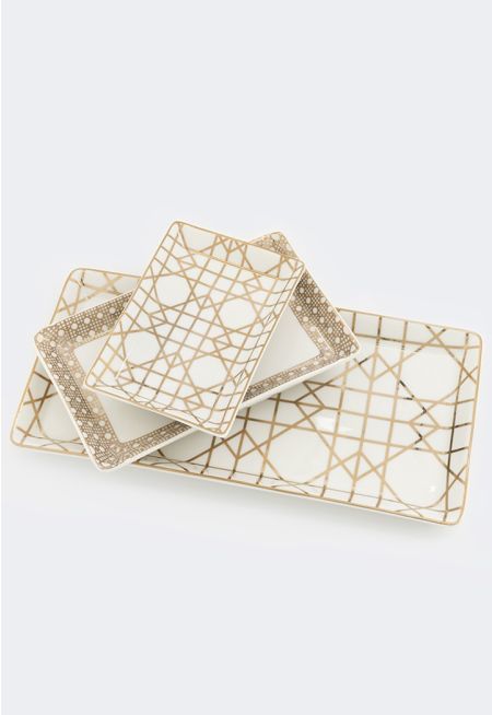 Rectangular Tray Set (3 Pcs)