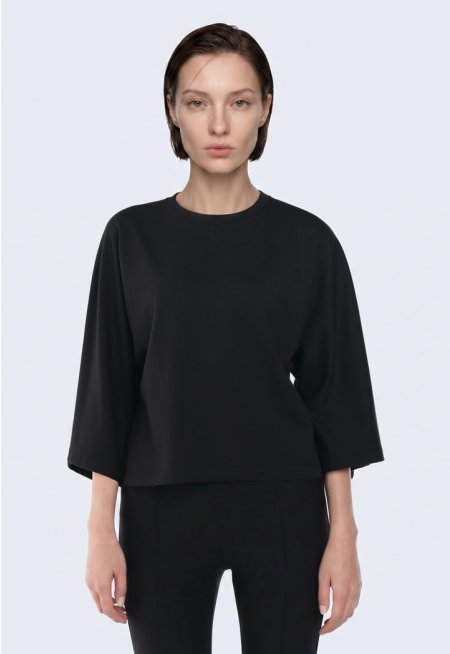 Kimono-Sleeve Sweatshirt