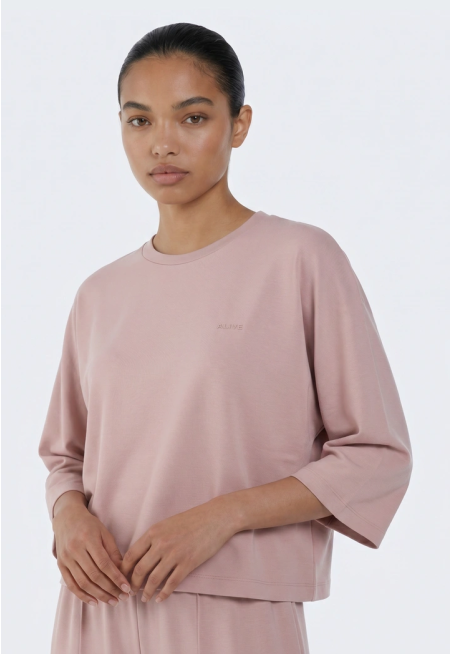 Kimono-Sleeve Sweatshirt