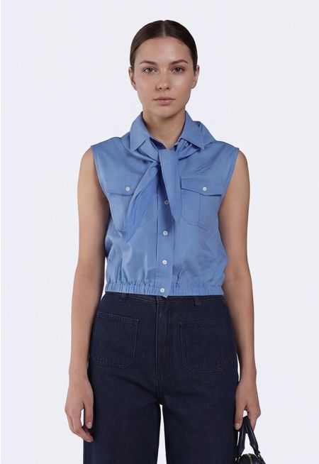 Elastic Top with Removable Tie