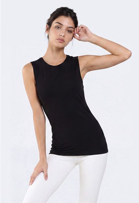 Sleeveless Basic Top