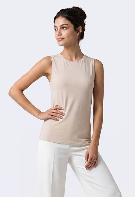 Sleeveless Basic Top