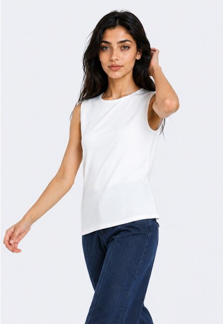 Sleeveless Basic Top