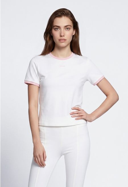 Contrast Panels T-Shirt 