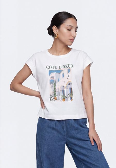 Cote D'Azur Graphic T-Shirt