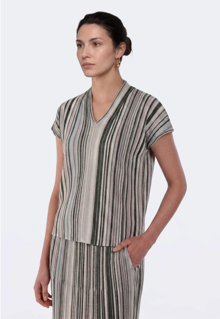 Knitted Lurex Top