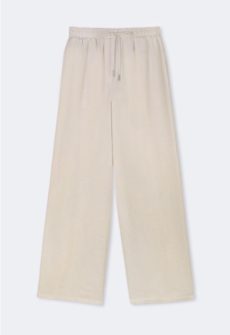Solid Straight Cut Trousers