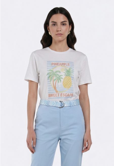Pineapple Graphic T-Shirt