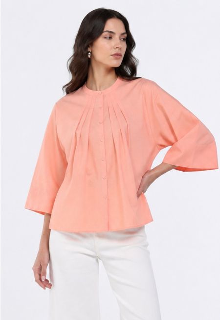 Dolman-Sleeve Blouse