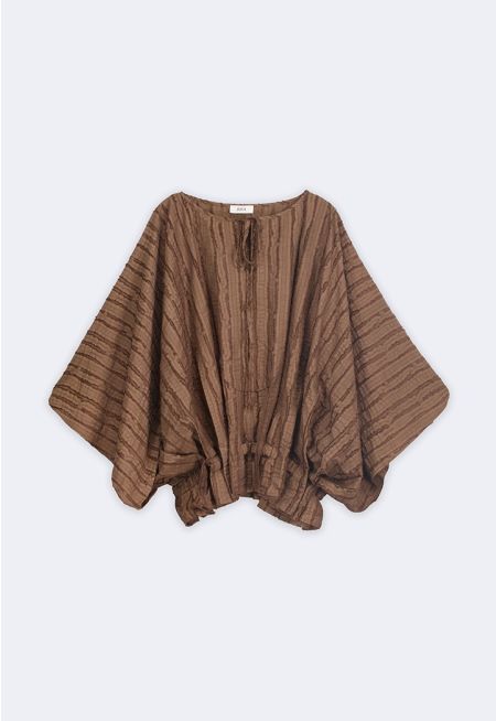 Elasticated Crinkled Blouse