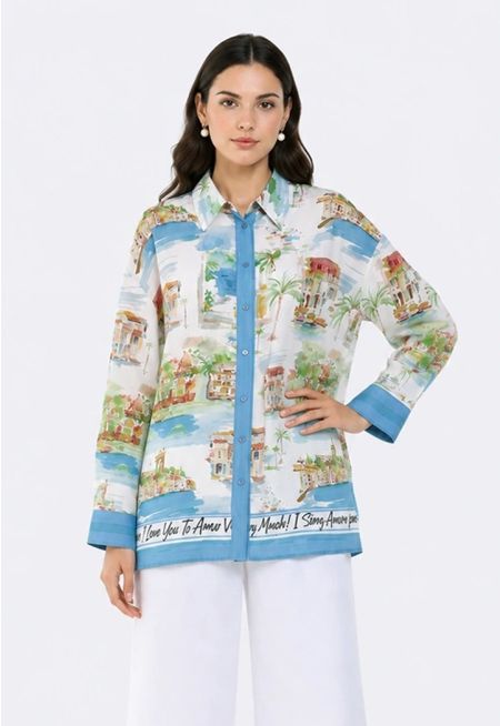Watercolor Graphic Shirt