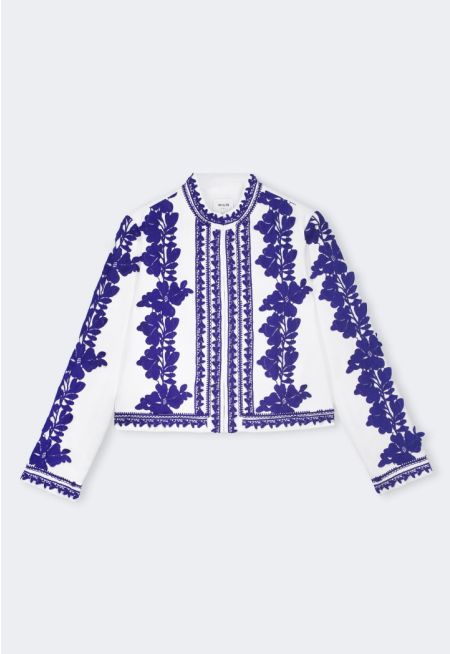 Floral Embroidered Lace Jacket
