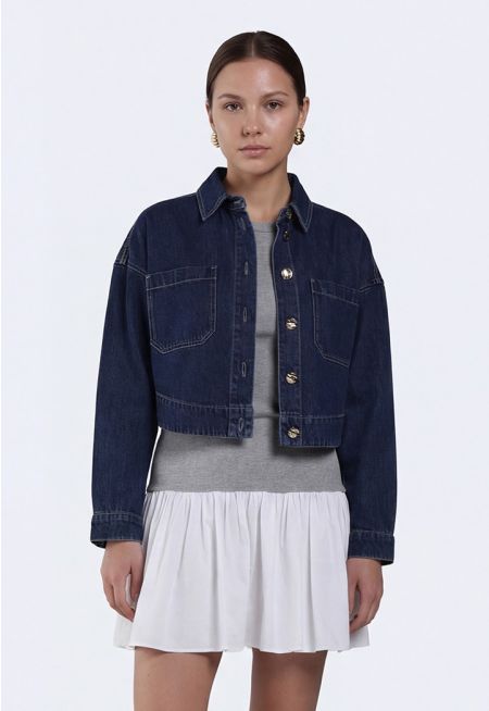 Cropped Denim Jacket